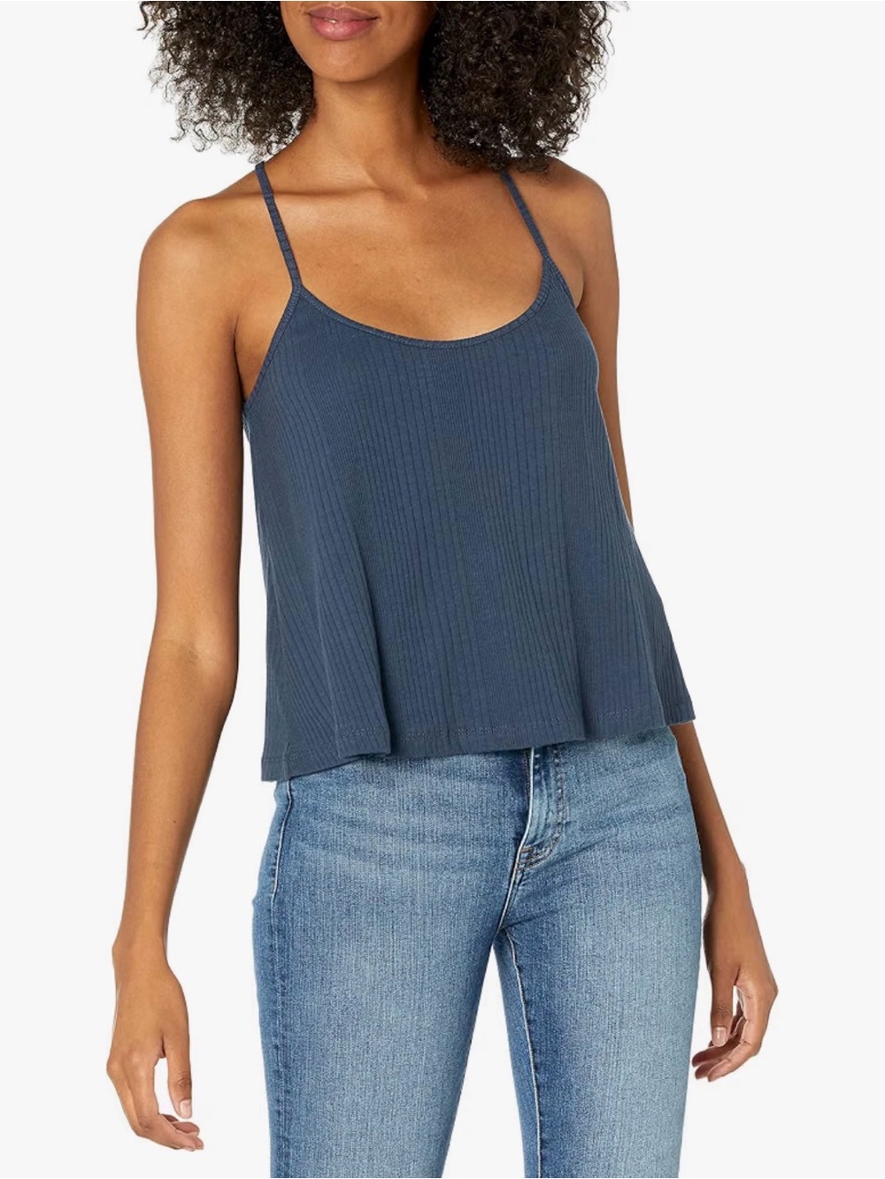 Roxy Women's Happy Thoughts Tank Top in Mood Indigo. Size Small